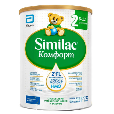 Профилактическая Смесь Similac Комфорт 2 750г с 6 месяцев Similac 1